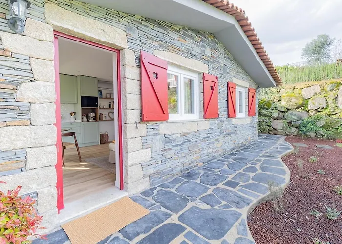 Ferienhaus - Quinta Da Giesteira Quiet With Private Outdoor In Penafiel, Oporto *
